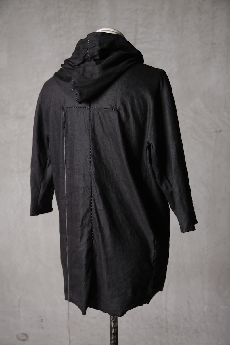 画像7: Wir Lineal / リネアル / FL721-W123 / Inorganic DRESS FABRIC HOODIE TQ SLEEVE Dress LR st cloth / Schummeln (7)