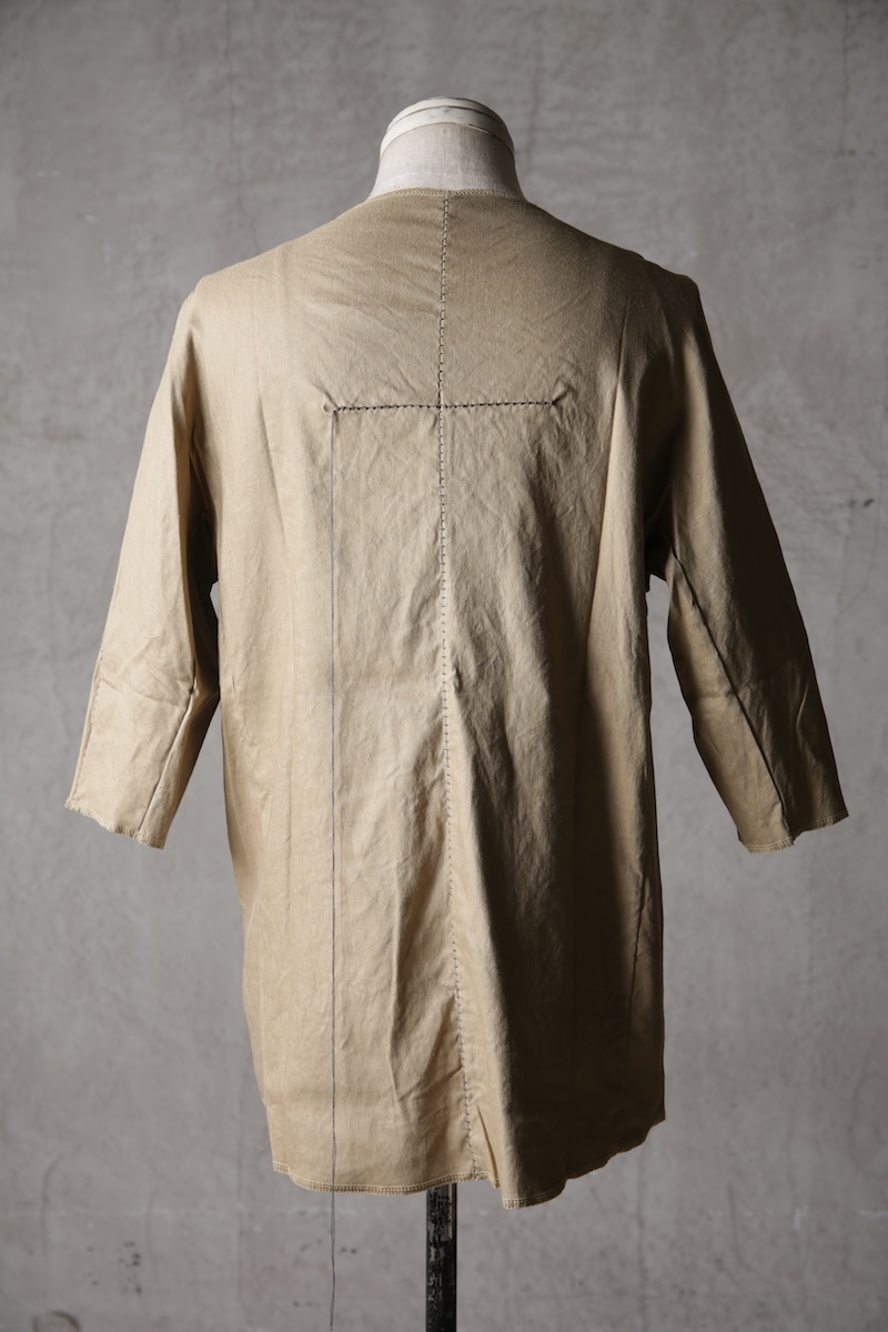 画像18: Wir Lineal / リネアル / FL721-W114 / Inorganic DRESS FABRIC TQ SLEEVE Dress LR st cloth / Buchen (18)