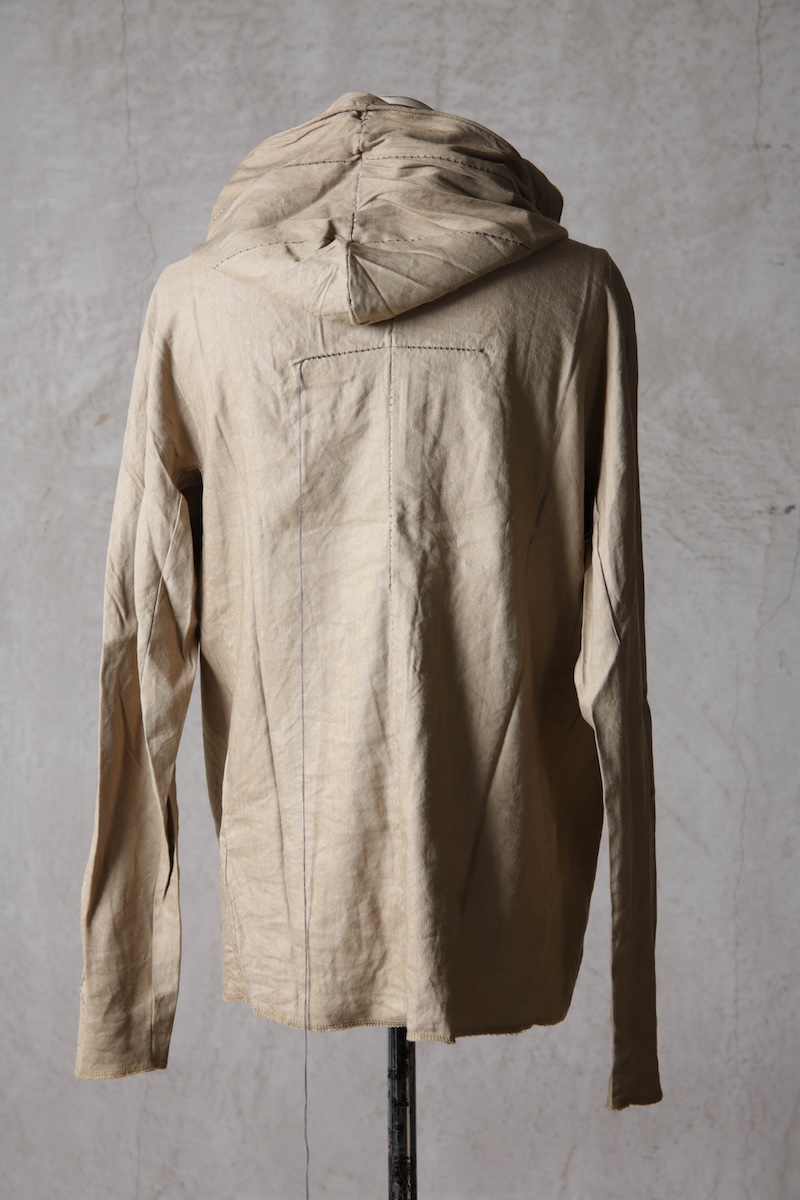画像27: Wir Lineal / リネアル / FL721-W105 / Inorganic DRESS HOODIE Dress LR st cloth / Nicht mehr (27)