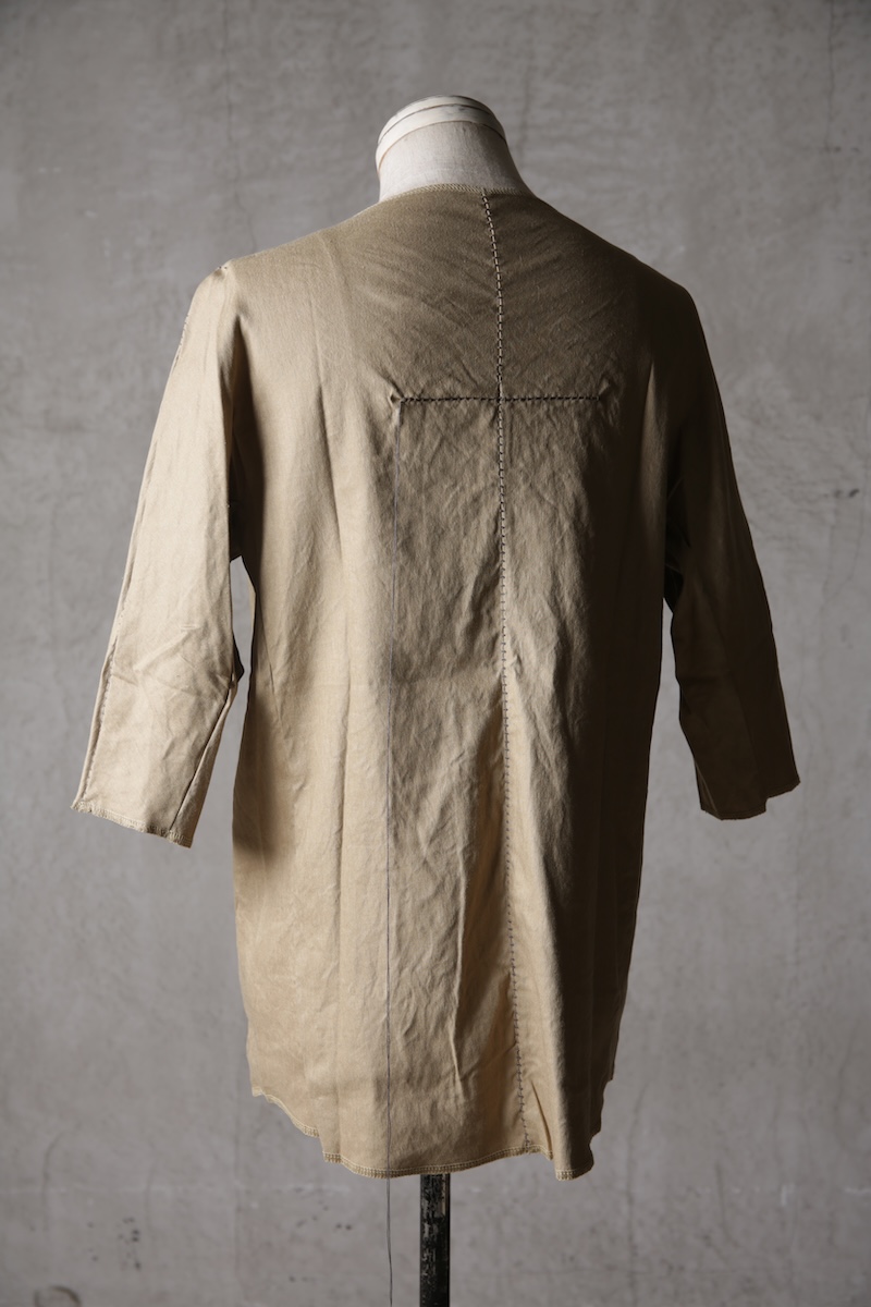 画像17: Wir Lineal / リネアル / FL721-W114 / Inorganic DRESS FABRIC TQ SLEEVE Dress LR st cloth / Buchen (17)