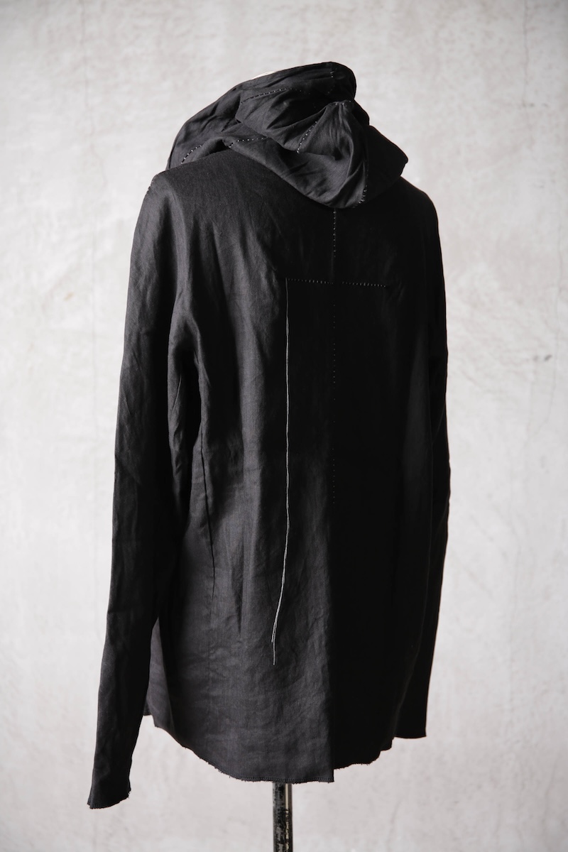 画像8: Wir Lineal / リネアル / FL721-W105 / Inorganic DRESS HOODIE Dress LR st cloth / Nicht mehr (8)