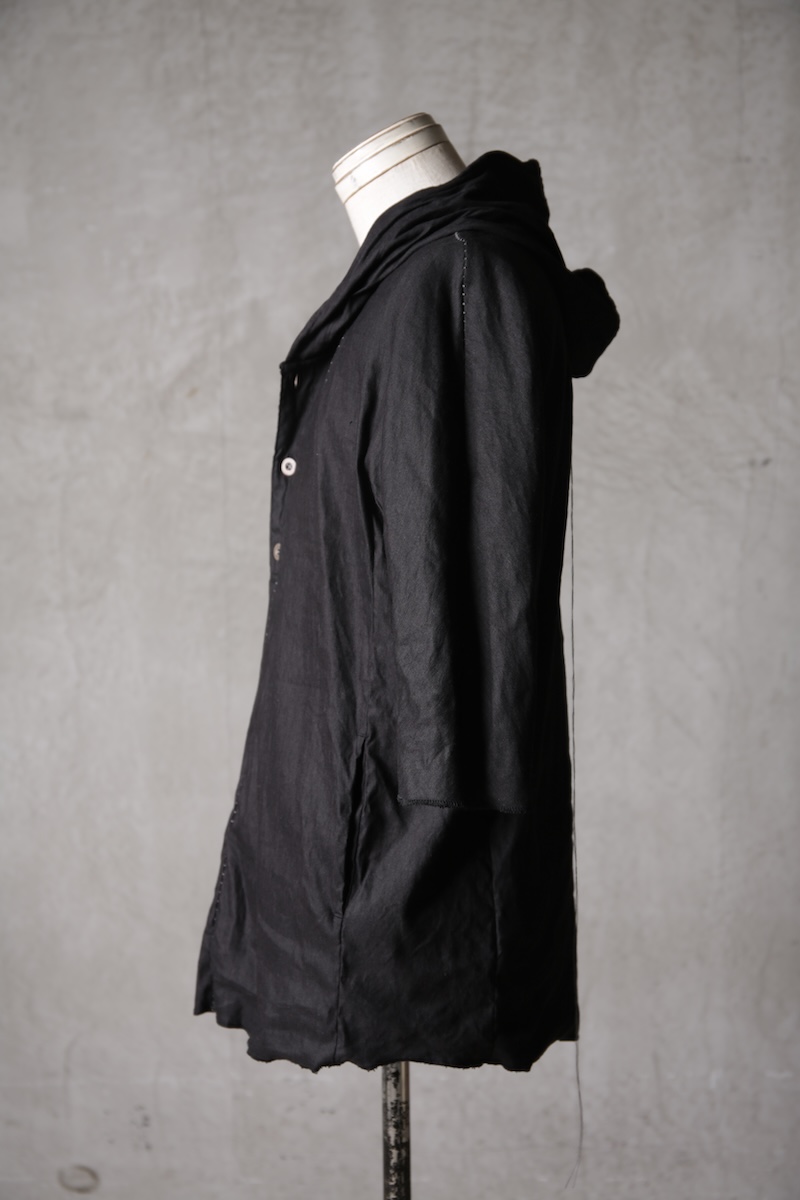 画像5: Wir Lineal / リネアル / FL721-W123 / Inorganic DRESS FABRIC HOODIE TQ SLEEVE Dress LR st cloth / Schummeln (5)