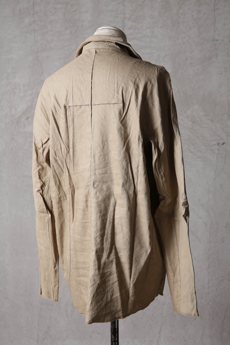 画像25: Wir Lineal / リネアル / FL721-W103 / Inorganic DRESS SHIRTS Dress LR st cloth / Blinken (25)