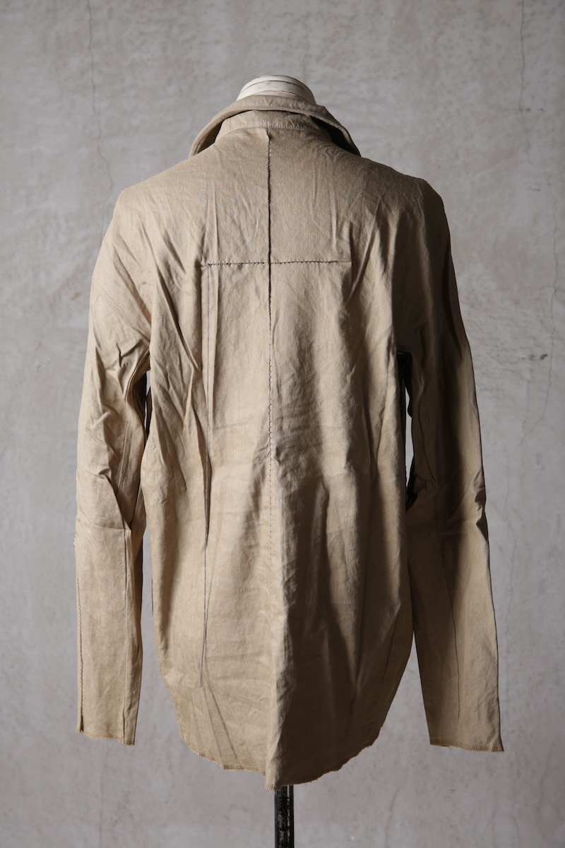 画像27: Wir Lineal / リネアル / FL721-W103 / Inorganic DRESS SHIRTS Dress LR st cloth / Blinken (27)