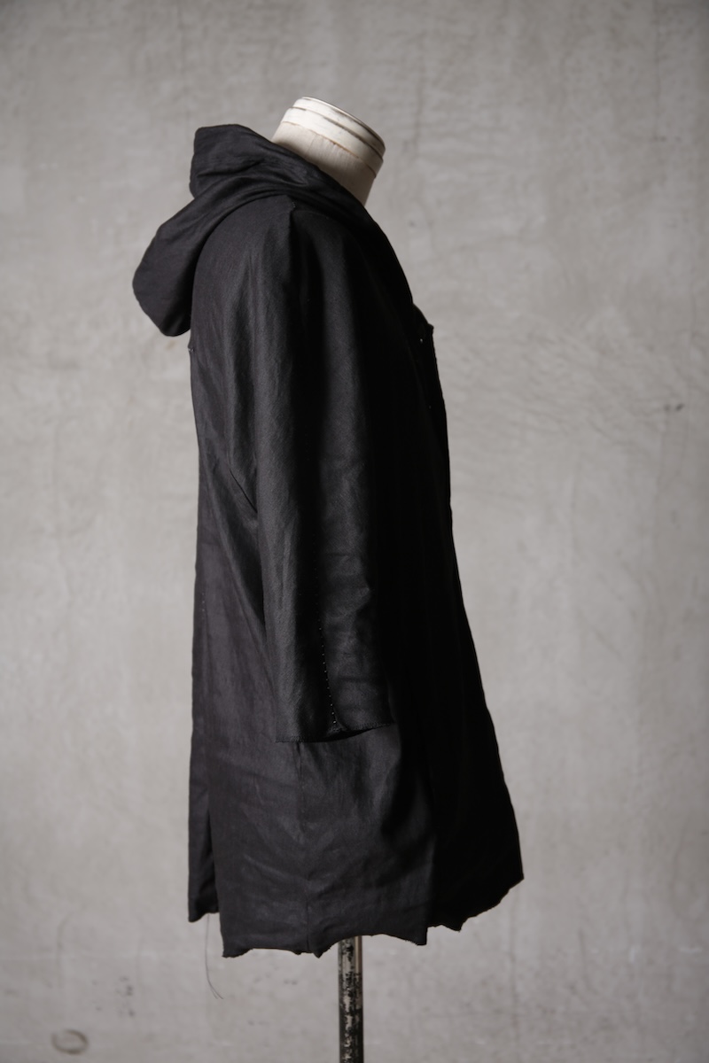 画像6: Wir Lineal / リネアル / FL721-W123 / Inorganic DRESS FABRIC HOODIE TQ SLEEVE Dress LR st cloth / Schummeln (6)