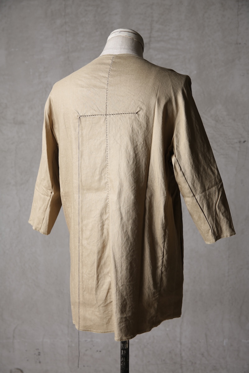 画像16: Wir Lineal / リネアル / FL721-W114 / Inorganic DRESS FABRIC TQ SLEEVE Dress LR st cloth / Buchen (16)