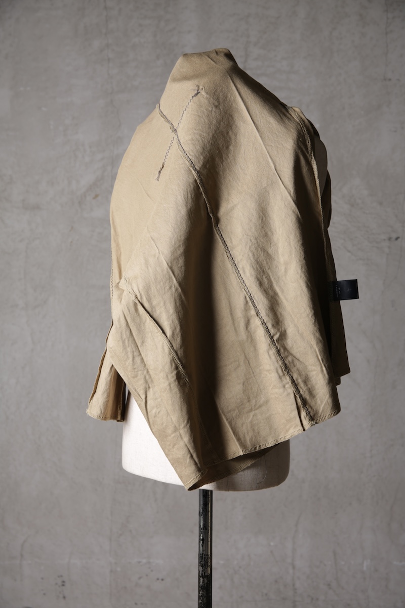画像19: Wir Lineal / リネアル / FL721-W114 / Inorganic DRESS FABRIC TQ SLEEVE Dress LR st cloth / Buchen (19)