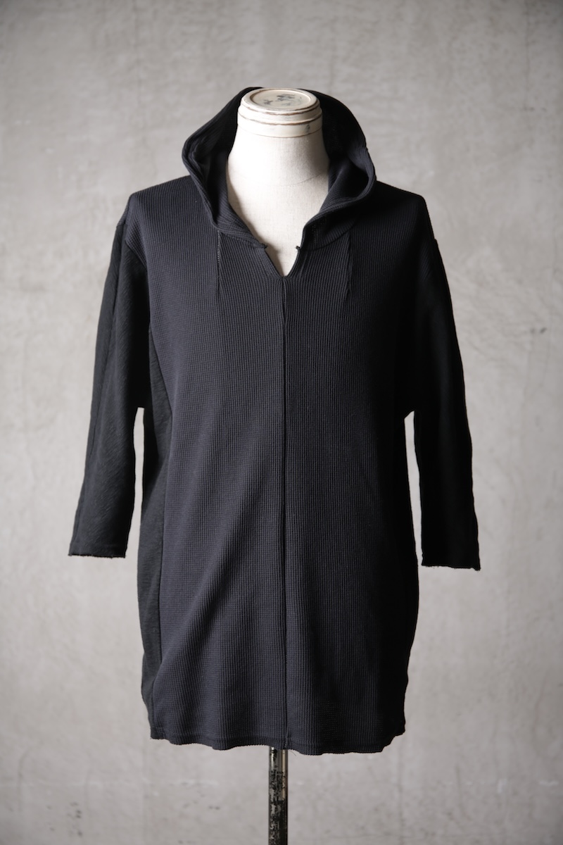 画像2: Wir Lineal / リネアル / KL014-W125 / Schnittpunkt TQ SLEEVE HOODIE / Umdrehen 20CP Warfful knit / Stein (2)