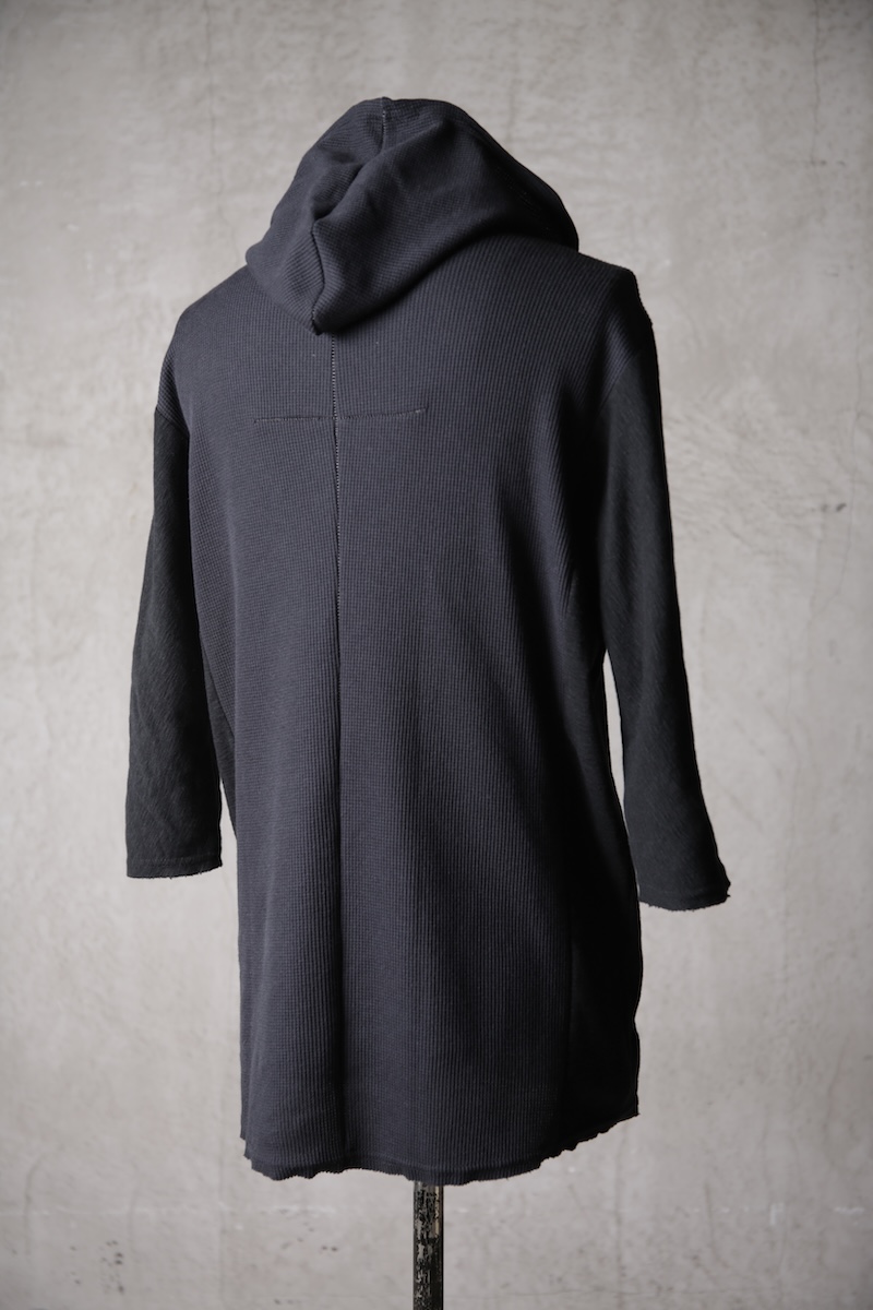 画像7: Wir Lineal / リネアル / KL014-W125 / Schnittpunkt TQ SLEEVE HOODIE / Umdrehen 20CP Warfful knit / Stein (7)