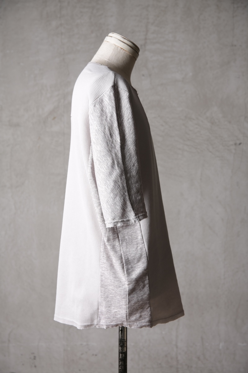 画像6: Wir Lineal / リネアル / KL014-W124 / Schnittpunkt HALF SLEEVE #1 / Umdrehen 20CP Warfful knit / Umdrehen (6)