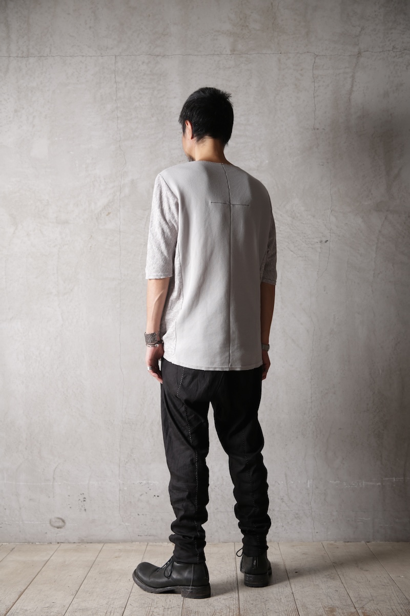 画像14: Wir Lineal / リネアル / KL014-W124 / Schnittpunkt HALF SLEEVE #1 / Umdrehen 20CP Warfful knit / Umdrehen (14)