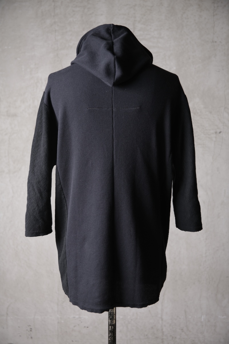 画像9: Wir Lineal / リネアル / KL014-W125 / Schnittpunkt TQ SLEEVE HOODIE / Umdrehen 20CP Warfful knit / Stein (9)