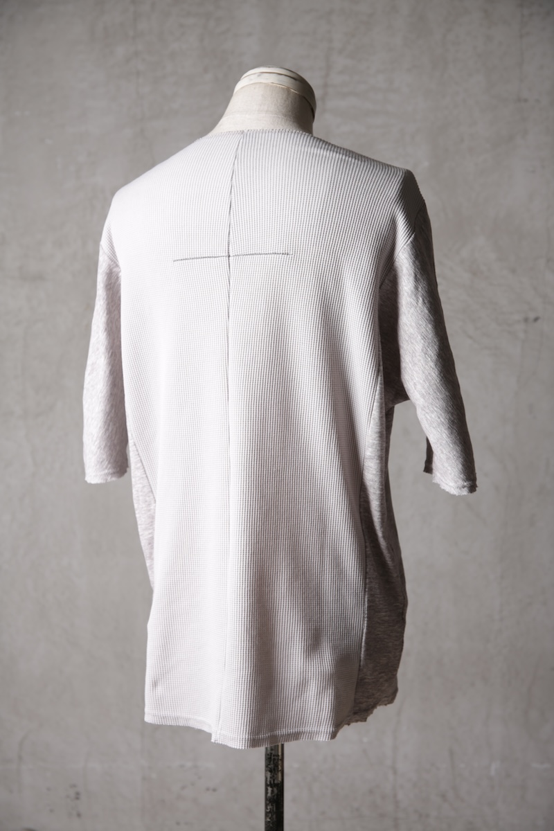画像7: Wir Lineal / リネアル / KL014-W124 / Schnittpunkt HALF SLEEVE #1 / Umdrehen 20CP Warfful knit / Umdrehen (7)