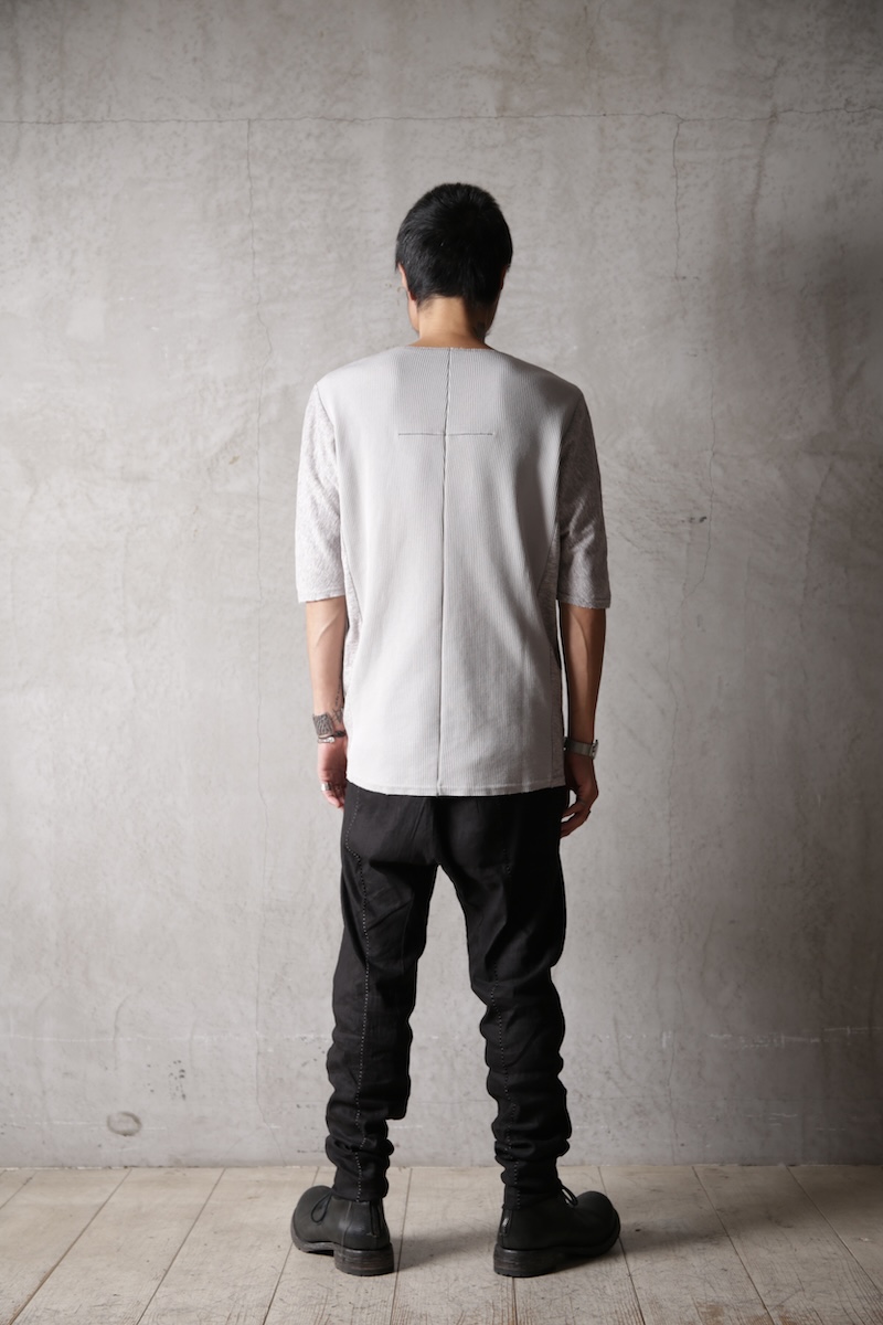 画像15: Wir Lineal / リネアル / KL014-W124 / Schnittpunkt HALF SLEEVE #1 / Umdrehen 20CP Warfful knit / Umdrehen (15)