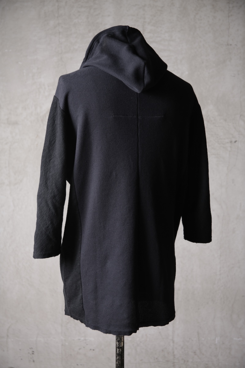 画像8: Wir Lineal / リネアル / KL014-W125 / Schnittpunkt TQ SLEEVE HOODIE / Umdrehen 20CP Warfful knit / Stein (8)