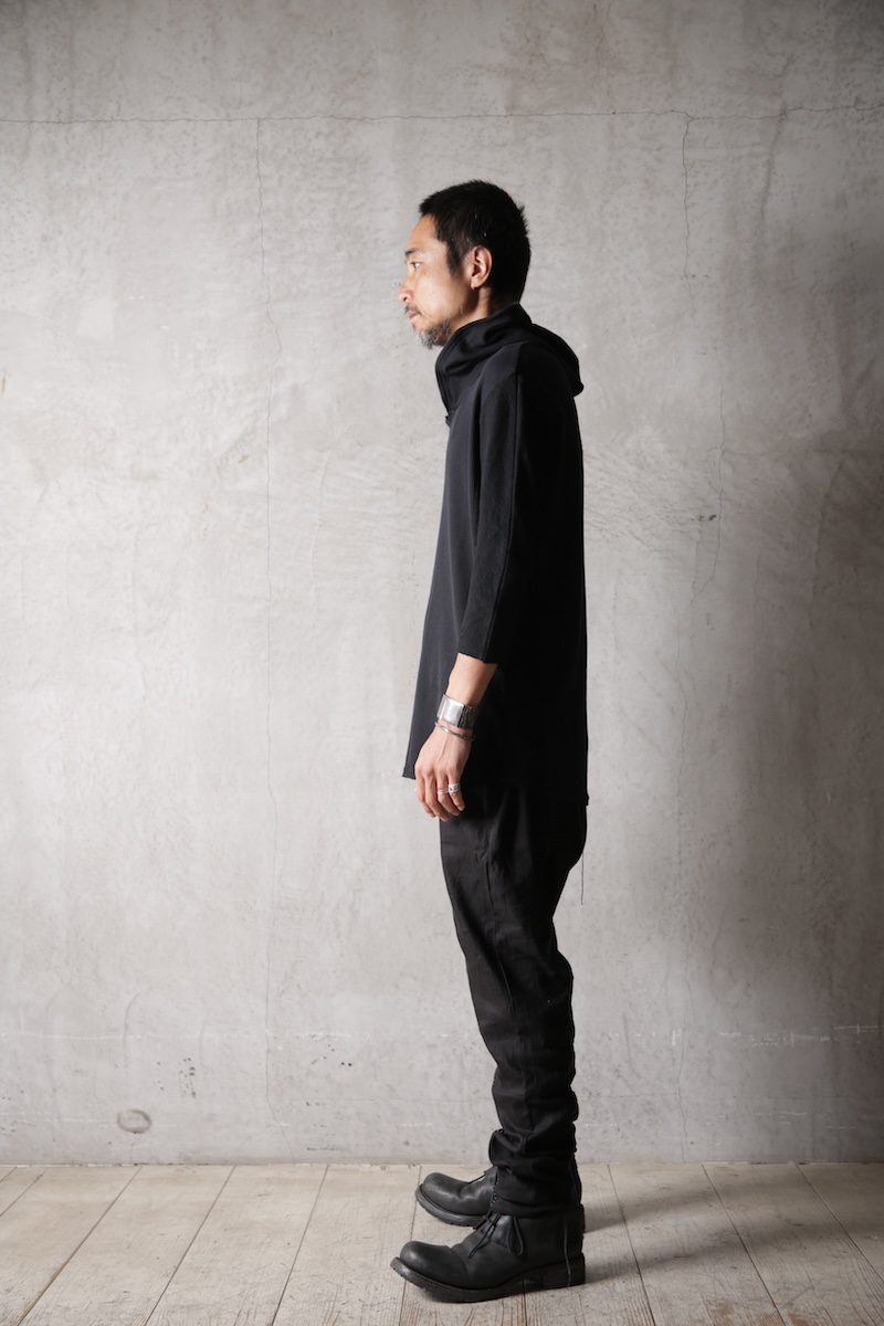 画像12: Wir Lineal / リネアル / KL014-W125 / Schnittpunkt TQ SLEEVE HOODIE / Umdrehen 20CP Warfful knit / Stein (12)